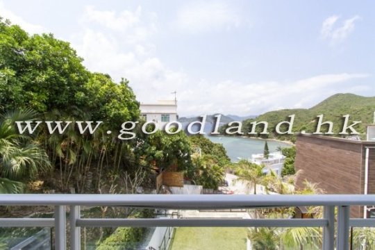 【清水灣黃金地段村屋放售】全新精裝開揚全海景・連私家泳池及花園村屋